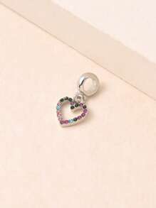 1件欧美风个性化时尚蓝色海龟、向日葵、蝴蝶、心形串珠吊坠，可用于DIY手链、项链、耳环、吊坠等创意DIY饰品 - 彩色 - 查看 2