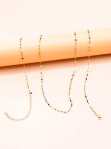 Vòng cổ trang trí hạt - Nhiều màu - Xem 3