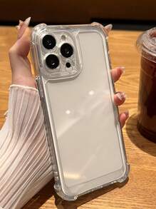 Apple Clear Phone Case Compatible With IPhone 15/15Pro/15Plus/15Promax - Clear - View 3