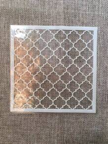 1pc Geometric Hollow White Drawing Stencil, Simple Multi-purpose Painting Template For Drawing, DIY Craft - White - View 2