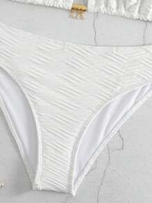 Swim SXY Bañador bikini halter liso - Blanco - Ver 6