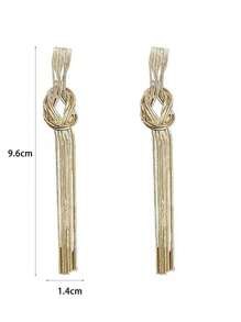 Pendientes colgante - Amarillo Oro - Ver 3