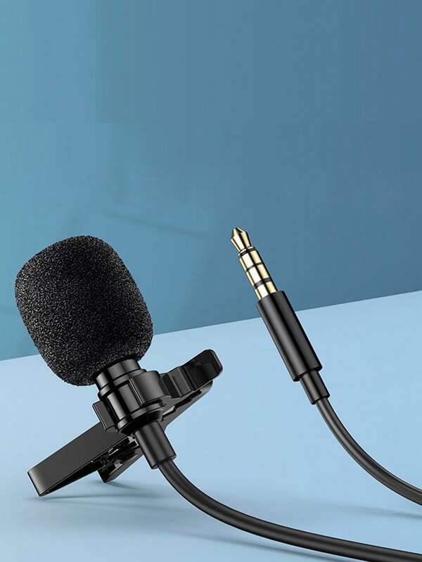 1pc ABS Portable Lavalier Microphone SHEIN USA