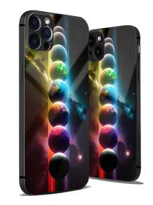 Vỏ điện thoại in hình hành tinh - Nhiều màu - Xem 2