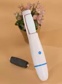 1 pieza ABS electrónico pie modernista 2 en 1 electrónico pie archivos para casa - Blanco - Ver 2