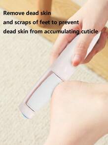 1 pieza ABS electrónico pie modernista 2 en 1 electrónico pie archivos para casa - Blanco - Ver 5