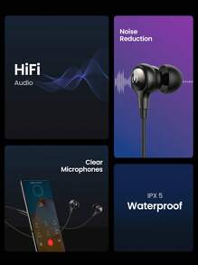 UGREEN MFi 有線閃電耳機立體聲低音 HIFI 相容 iPhone 14 13 Pro Max 耳機 7/8/XR/XS/12/12 Mini/12 Pro/12 Pro Max/11 Pro Max 耳機 - 黑色 - 查看 3