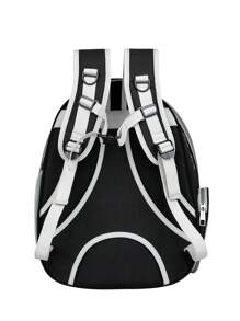 1pc Clear Pet Backpack For Dog For Outdoor - Blue - View 3