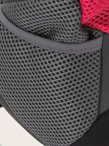 1pc Portable Pet Carrier Bag For Dog For Outdoor - Hot Pink - View 5