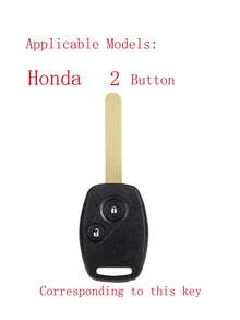 1pc Silicone Car Key Case Compatible With Honda, Key Fob Cover - Pink - View 4