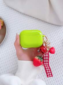 草莓吊飾耳機殼適用於Airpods - 綠色 - 查看 7