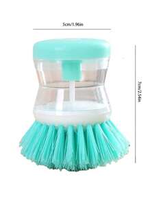 1 pieza Cepillo de limpieza automático relleno - Verde - Ver 2