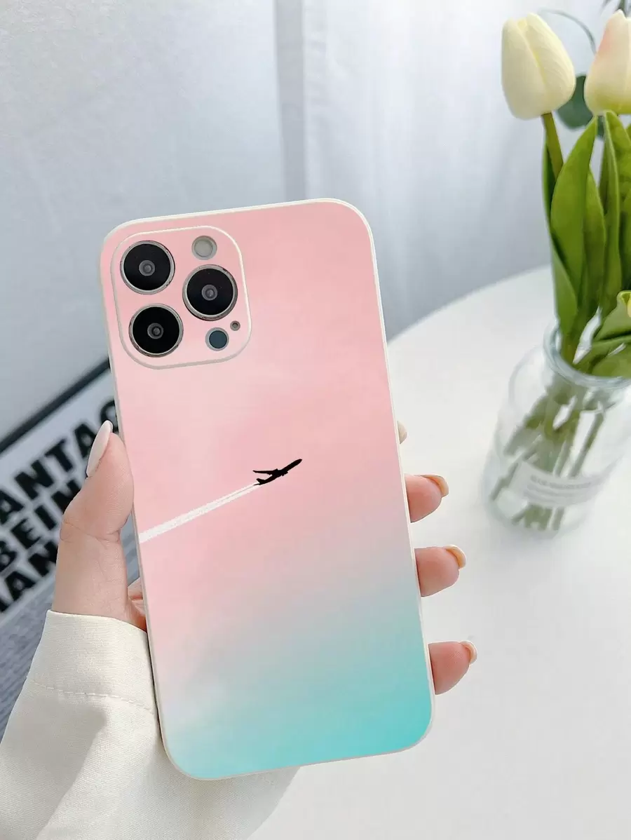 飛機印花手機殼 - 彩色 - 查看 1