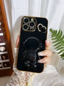 Vỏ điện thoại trang trí phi hành gia có chân đế - màu đen - Xem 7