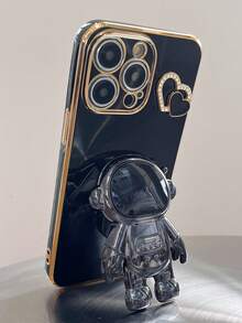 Vỏ điện thoại trang trí phi hành gia có chân đế - màu đen - Xem 8