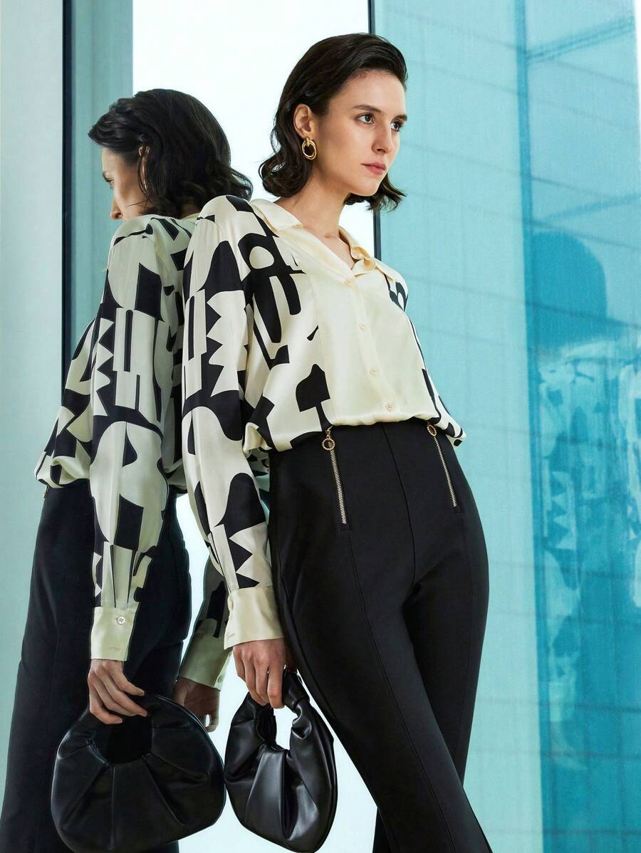 MOTF PREMIUM SILK ABSTRACT SHIRT