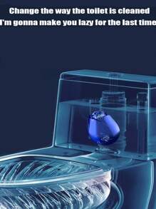 1入組玫瑰形廁所清潔劑，適用於廁所/浴室/蹲便器