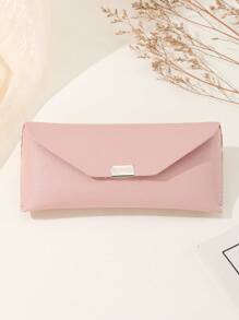 1 cái túi đeo kính thông thường dập nổi cho nữ vải không có kính - Hồng - Xem 6