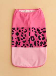 1PC Da Báo Pet Tank Cho Chó Và Mèo Cho Mùa Hè - Hồng - Xem 3