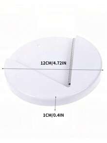 1pc Creative White Can Opener, Plastic Multifunction Portable Bottle Cap Opener For Household - White - View 3