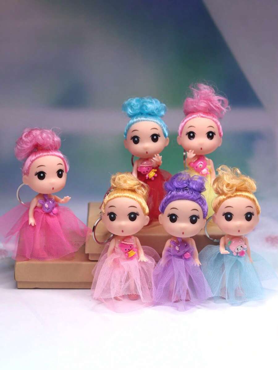 1入組卡通玩偶設計隨機逗貓玩具適用於貓適用於互動 - 彩色 - 查看 1