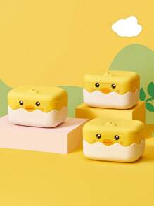1入組塑膠肥皂盒可愛卡通圖案肥皂盒適用於浴室