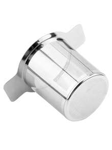 Stainless Steel Lid Tea And Coffee Filters Tea Infusers Basket Fine Mesh Tea Strainer Reusable - Silver - View 7