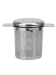 Stainless Steel Lid Tea And Coffee Filters Tea Infusers Basket Fine Mesh Tea Strainer Reusable - Silver - View 9
