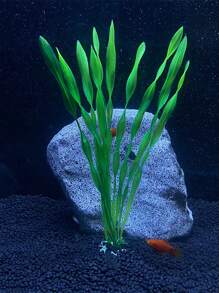 10入組隨機人工水草設計裝飾物適用於水族館適用於裝飾用品 - 彩色 - 查看 5