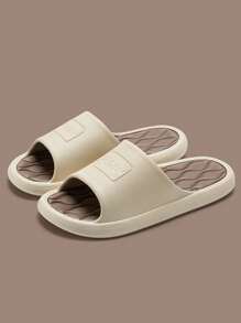 學院拖鞋適用於女士字母圖案單帶拖鞋