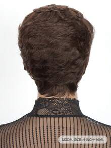 Tóc Giả Xoăn Ngắn Có Bangs - S3 - Xem 2