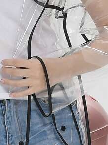 1件透明長型雨衣,適合成人 - 無色 - 查看 3