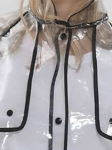 1件透明長型雨衣,適合成人 - 無色 - 查看 4