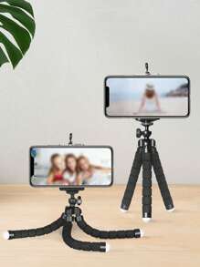 Giá đỡ điện thoại để bàn 1 chân máy - màu đen - Xem 4