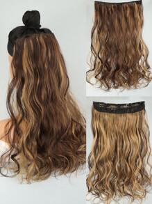 Kẹp Trong Phần Mở Rộng Tóc Tổng Hợp Sóng Thân Dài - Nhiều màu - Xem 1