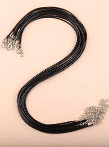 30股/套休閒線DIY首飾配件適合女士DIY首飾製作 - 黑色 - 查看 2