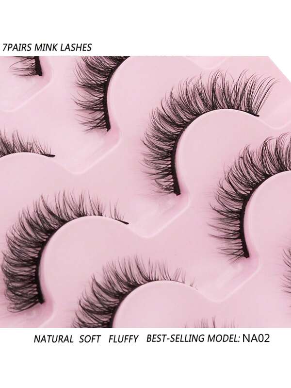 7pairs Extra Long False Eyelashes SHEIN UK