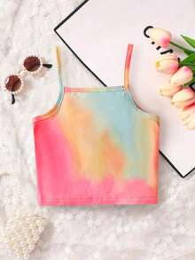 小女童紮染吊帶上衣