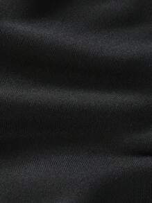 Manfinity Homme Men Letter Graphic Drawstring Waist Joggers - Black - View 3