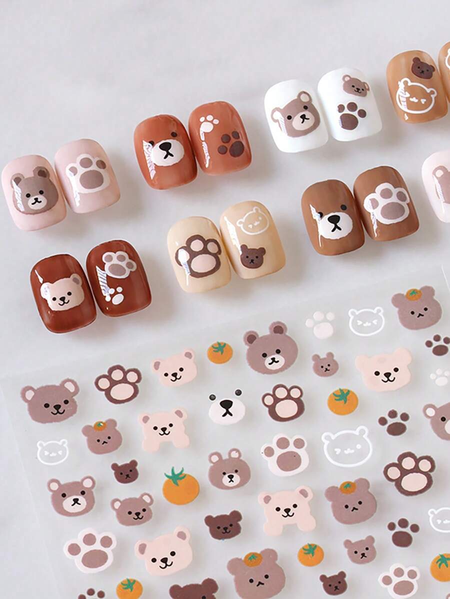 1 hoja de pegatinas para uñas con estampado de oso de dibujos animados, pegatinas para uñas DIY pegatinas de uñas
pegatinas uñas
uñas pegatina
calcomanías para uñas decoración de uñas pegatinas de uñas pegatinas para uñas etiqueta engomada