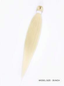 Straight Synthetic Hair Braid - Beige - View 2