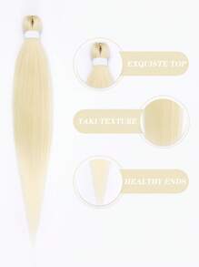 Straight Synthetic Hair Braid - Beige - View 4