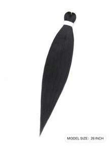 Straight Synthetic Hair Braid - Black - View 2