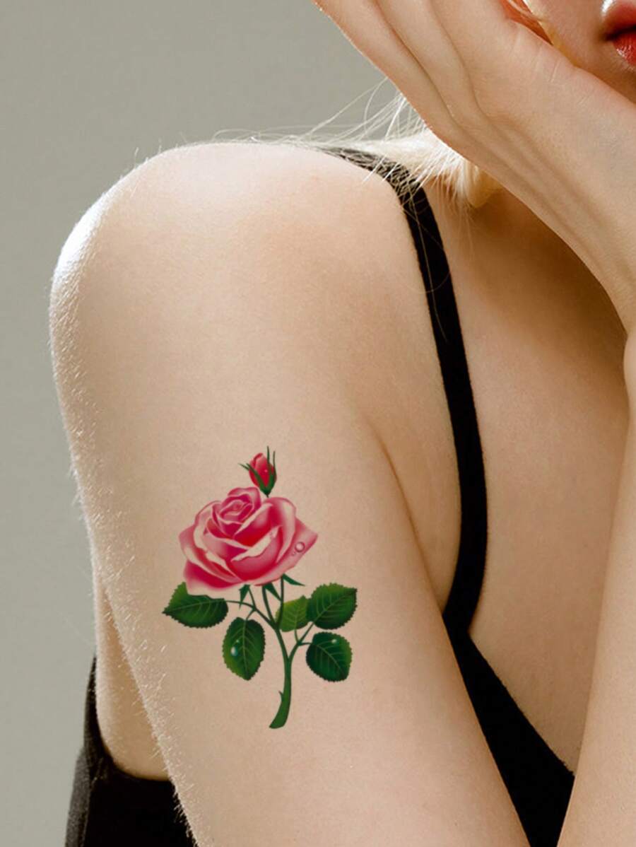 1張印花紋身貼紙 - 彩色 - 查看 1