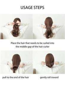 1pc Hair Braider Tool - Black - View 1