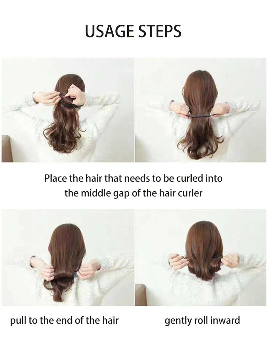 1pc Hair Braider Tool - Black - View 1