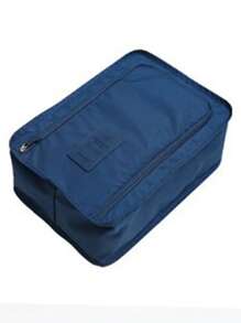 Bolsa de zapatos azul Organizador de almacenamiento de viaje impermeable Mantenga sus zapatos organizados y protegidos mientras viaja Bolsa de almacenamiento de zapatos de viaje impermeable portátil - Azul - Ver 4