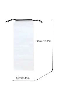 Túi đựng ô trong suốt, túi đựng thời trang đựng ô hoặc các vật dụng khác Đồ dùng học tập Phụ kiện học tập Tổ chức cho sinh viên đại học trở lại trường - trắng - Xem 4