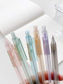 1pc 0.5mm Clear Jelly Automatic Mechanical Pencil, Random Color Back To School