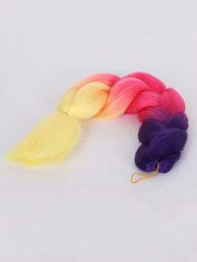 漸層長款合成髮辮 - 彩色 - 查看 3